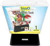 Tetra LED Betta Tank Kit 1 Gallon, Trapezoid aquarium With Base Lighting (24050)