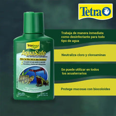 TetraFauna AquaSafe for Reptiles and Amphibians 3.38 Oz, Aqua-Terrarium Water Conditioner, Makes Tap Water Safe