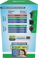 Tetra Whisper Bio-Bag Medium Filter Cartridges for Aquariums, 12 Count, Unassembled, Fits Tetra Whisper Fish Tank Filters 5-10 Gal, PF-10, IQ 10
