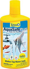 Tetra AquaSafe Plus 16.9 Ounces, aquarium Water Conditioner And Dechlorinator