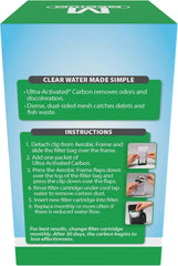 Tetra Whisper Bio-Bag Medium Filter Cartridges for Aquariums, 6 Count, Unassembled, Fits Tetra Whisper Fish Tank Filters 5-10 Gal, PF-10, IQ 10