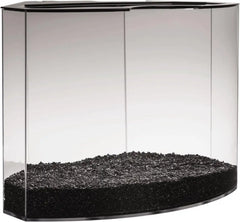 GloFish Crescent Aquarium Kit 5 Gallons, Includes Hidden Blue LED Light And Internal Filter