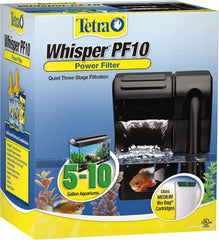 Tetra Whisper Power Filter 10 Gallons, Quiet 3-Stage Aquarium Filtration