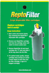 Tetra ReptoFilter Large Filter Cartridges for Terrariums, 3 Count, Fits TetraFauna ReptoFilter 50 gal