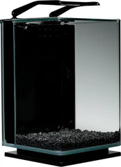 Marineland Portrait Glass LED Aquarium Kit, 5 Gallons, Hidden Filtration,Black