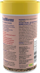 Tetra BloodWorms 0.25 Oz, Freeze-Dried Food for Freshwater and Saltwater Fish, Seafood (Pack of 1)