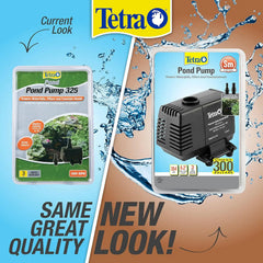 TetraPond Water Garden Pump, Powers Waterfalls/Filters/Fountain Heads,Black,50 to 500 Gallons