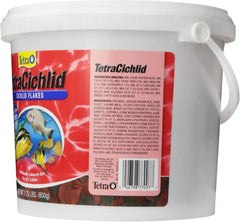 Tetra Cichlid Flakes, Nutritionally Balanced Fish Food for All Cichlids, 1.75 Pounds