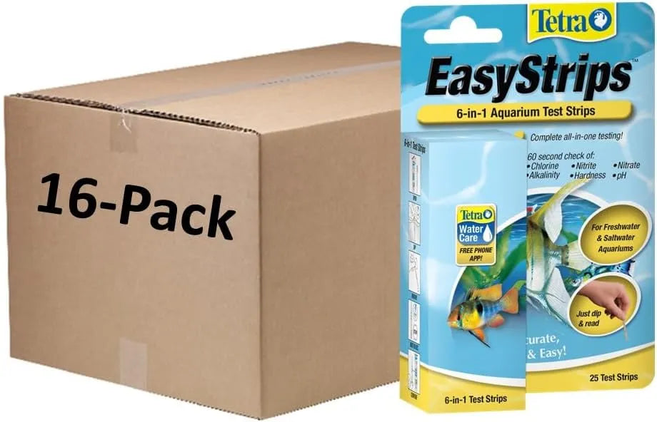 Tetra EasyStrips 6-in-1 Aquarium Test Strips, 400 Pack
