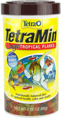 Tetra TetraMin XL Tropical Flakes 2.82 Ounces, Large Flakes, Nutritionally Balanced Fish Food, Tetra TetraMin Large Tropical Fish Flake Food, 2.82 oz