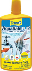Tetra AquaSafe Plus, Aquarium Water Conditioner and Dechlorinator, 33.8 Ounces