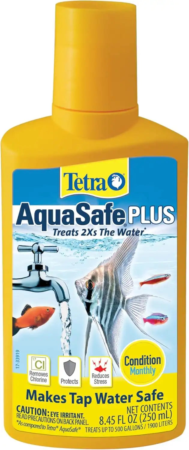 Tetra AquaSafe Plus, 8.45 Ounces, aquarium Water Conditioner And Dechlorinator, Model Number: 46798162681