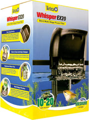 Tetra Whisper EX 20 Filter For 10 To 20 Gallon Aquariums, Silent Multi-Stage Filtration