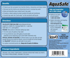 TetraPond AquaSafe 101.4 Ounces, Makes Tap Water Safe For Pond Fish