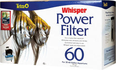 Tetra Whisper Power Filter 60 Gallons, Quiet 3-Stage Aquarium Filtration