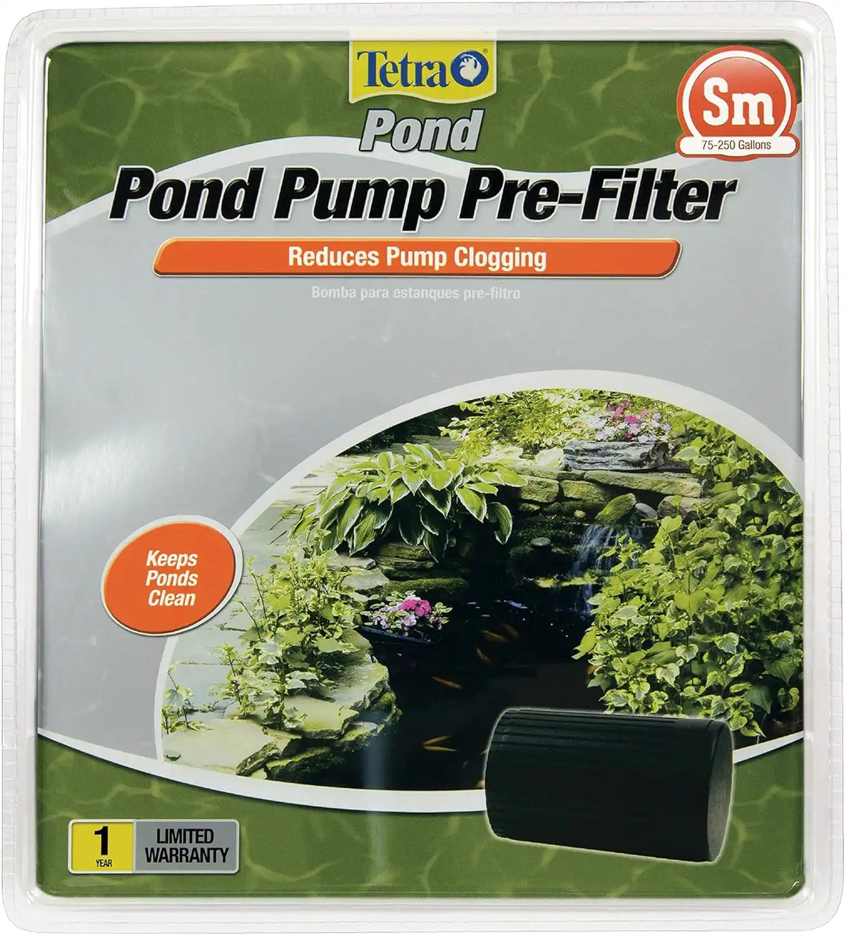 TetraPond Cylinder Prefilter for Water Garden Pumps