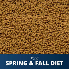 TetraPond Spring And Fall Diet 3.08 Pounds, Pond Fish Food, For Goldfish And Koi, 7 L